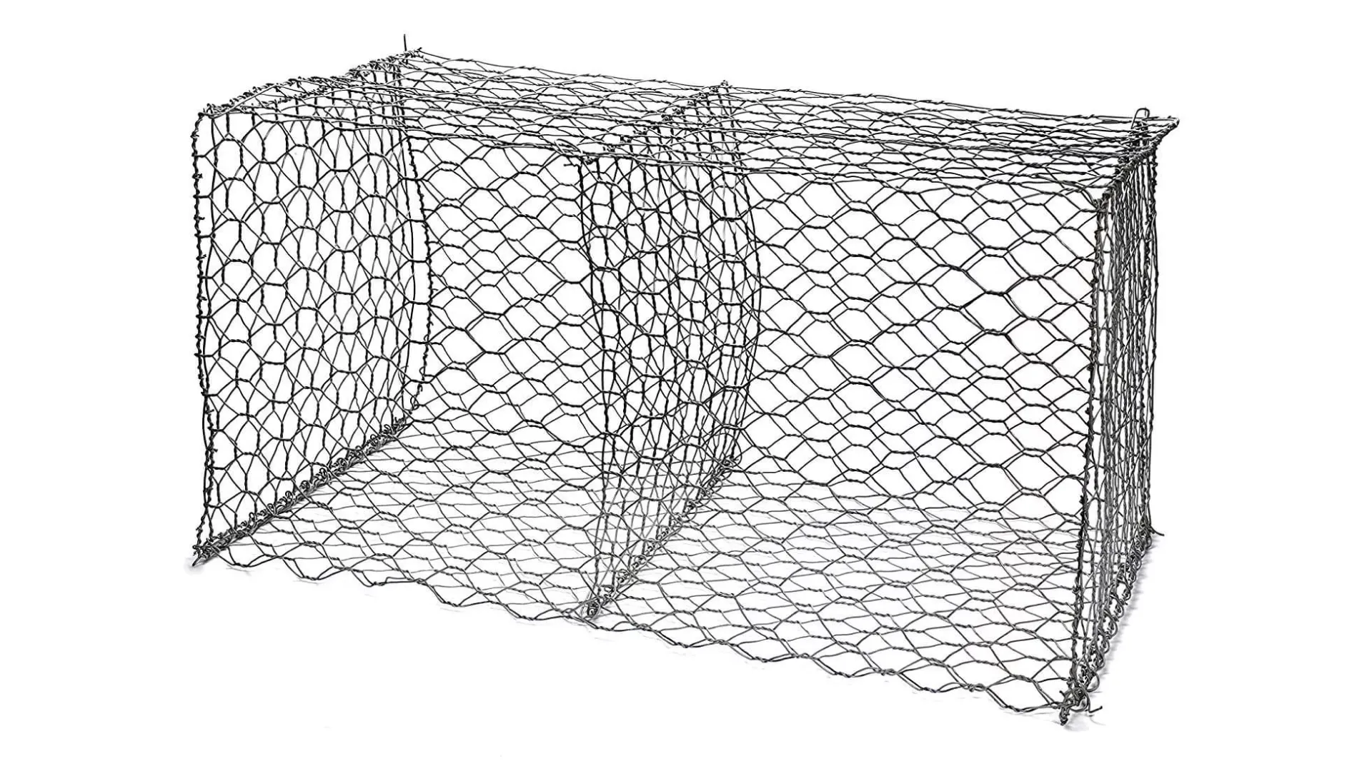 Сетка габионная 0.8х3 м сварная оцинкованная 4х50х100 мм